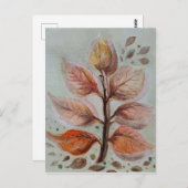 Translucent leaves briefkaart (Voorkant / Achterkant)