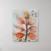 Translucent leaves canvas afdruk (Voorkant)