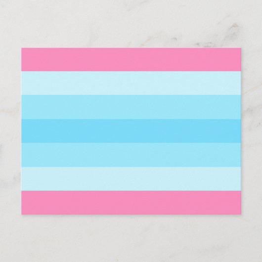 transmasculinaire vlag briefkaart (Voorkant)