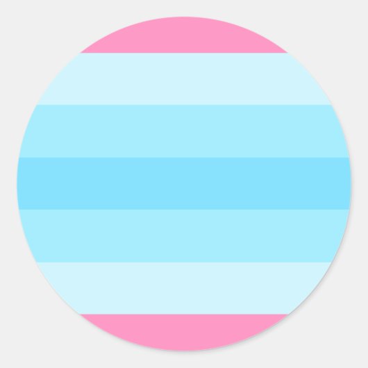 transmasculinaire vlag ronde sticker (Voorkant)
