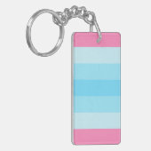 Transmasculine Pride Flag  Sleutelhanger (Voorkant Links)