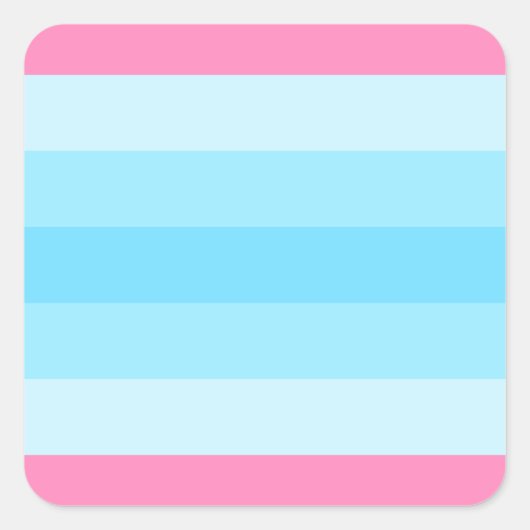 Transmasculine Pride Flag  Vierkante Sticker (Voorkant)