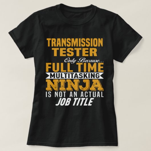 Transmissietest T-shirt (Design voorkant)