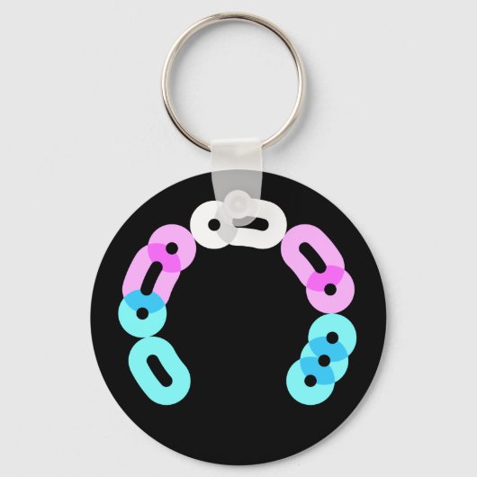 Transmorse Code Arc Sleutelhanger (Voorkant)
