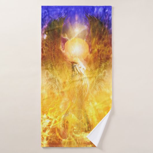 TRANSMUTATION D'Oiseaux De Feu Phoenix (Serviette de bain)