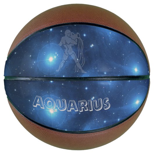 Transparant Aquarius Mini Basketbal (Voorkant)