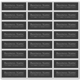 Transparant of ondoorzichtig waterdicht retouradre sticker