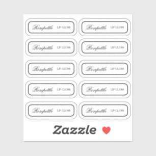 Transparant productetiket Custom-Cut Vinyl Sticker