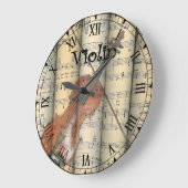 Transparant Violin ~ Rolled vel Music ~ Grote Klok (Hoek)