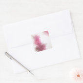 Transparante bloemen stickers (Envelop)