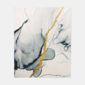 Transparante creativiteit. Abstract kunstwerk. Tre Fleece Deken (Voorkant)