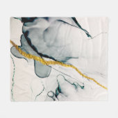 Transparante creativiteit. Abstract kunstwerk. Tre Fleece Deken (Voorkant (Horizontaal))