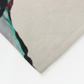 Transparante creativiteit. Abstract kunstwerk. Tre Fleece Deken (Hoek)