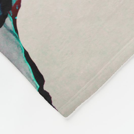 Transparante creativiteit. Abstract kunstwerk. Tre Fleece Deken (Hoek)