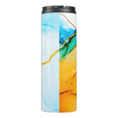 Transparante creativiteit. Abstract kunstwerk. Tre Thermosbeker (Achterkant)