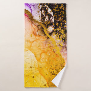 Transparante creativiteit. Abstracte wolken - ART. Badhanddoek