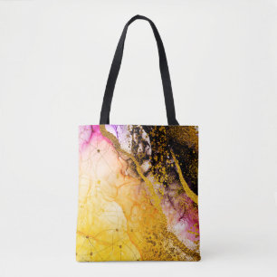 Transparante creativiteit. Abstracte wolken - ART. Draagtas