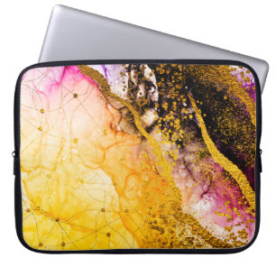 Transparante creativiteit. Abstracte wolken - ART. Laptop Sleeve