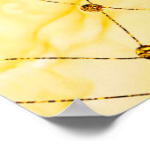 Transparante creativiteit. Abstracte wolken - ART. Poster (Hoek)