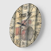 Transparante drumset ~ Rolling vel Music Grote Klok (Hoek)