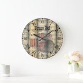 Transparante drumset ~ Rolling vel Music Grote Klok (Huis)