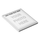 Transparante foto's uploaden en tekst toevoegen – notitieblok (Schuin)