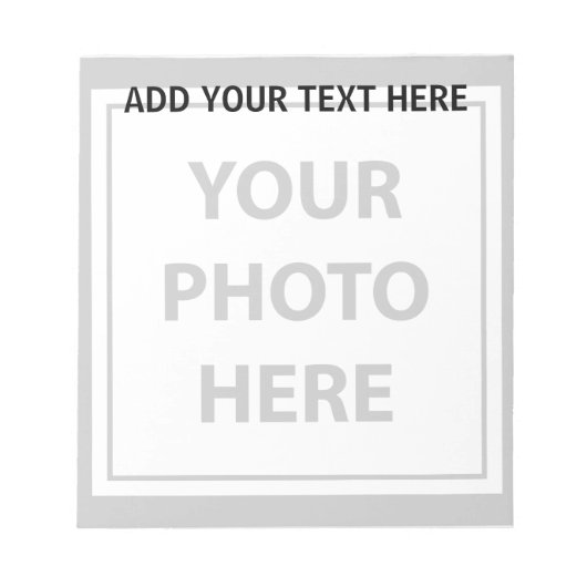 Transparante foto's uploaden en tekst toevoegen – notitieblok (Voorkant)