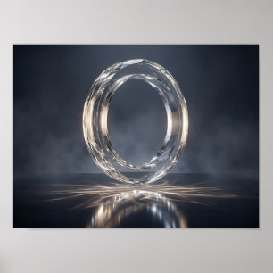 Transparante Kristallen Halo Luxe Canvas Print