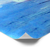 Transparante lagen structuur en inkt poster (Hoek)