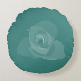 Transparante, moderne witte rozenkunst rond kussen