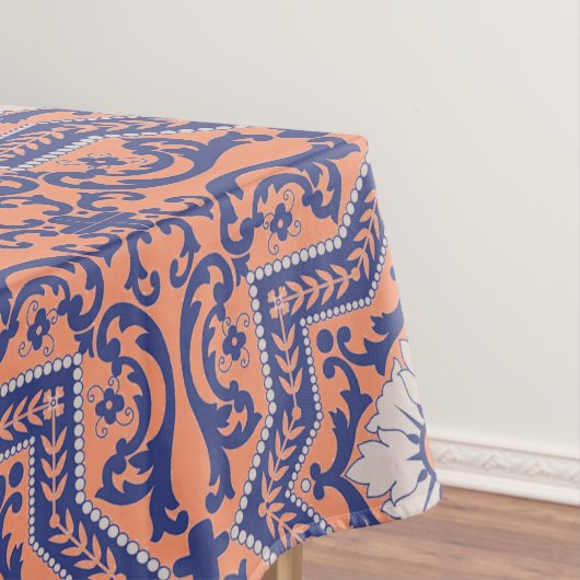 Transparante Monogram Azulejo Style Tablecloth Tafelkleed (Voorbeeld)