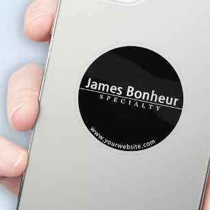 Transparante of Ondoorzichtige Eenvoudige Moderne Sticker