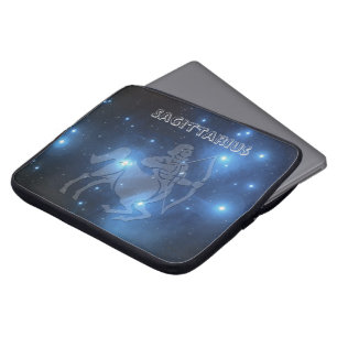 Transparante Sagittarius Laptop Sleeve