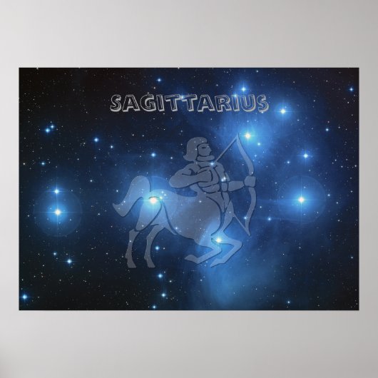 Transparante Sagittarius Poster (Voorkant)