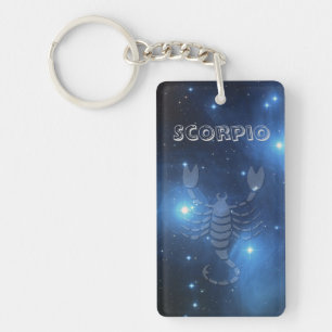 Transparante Scorpio Sleutelhanger
