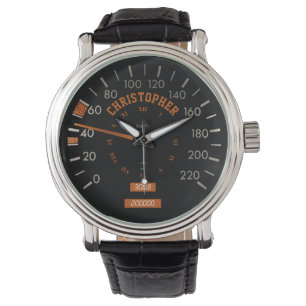 Transparante snelheidsmeter op Mannen van het dash Horloge