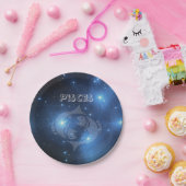 Transparante spisces papieren bordje (Feest)