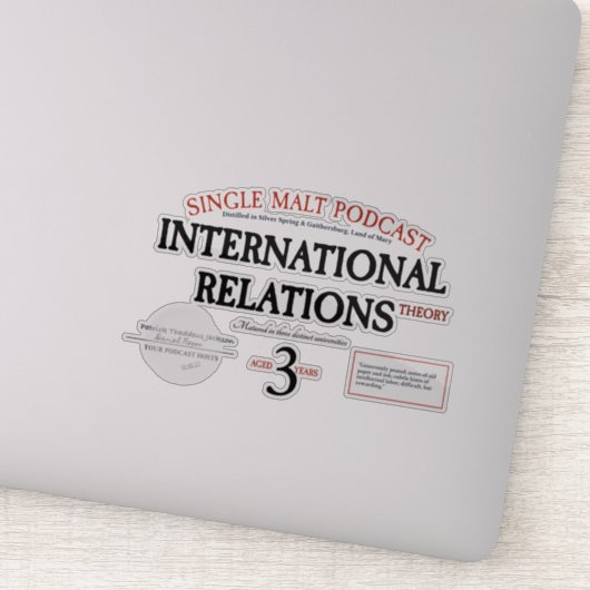 Transparante Sticker "Wit Etiket" (Detail)