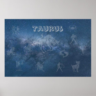 Transparante Taurus Poster