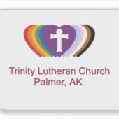 Transparante Trinity en RIC sticker (Voorkant)