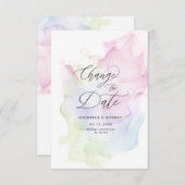 transparante zijde elegante Verander de datum Kaart (Voorkant / Achterkant)