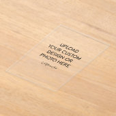 Transparent Acrylic Invitations Acryl Uitnodigingen (Laagn)