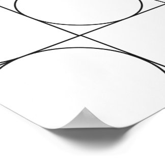 transparent classic geometric line style bauhaus poster