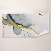 Transparent creativity. Abstract artwork. Trendy w (Serviette de bain)