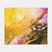 Transparent creativity. Abstract clouds -ART. Mast Fleece Deken (Voorkant (Horizontaal))