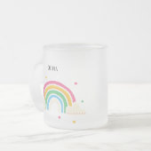 Transparent Rainbow Clouds Personalized Kids' Mug  (Devant gauche)