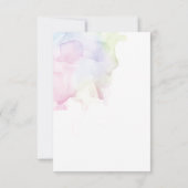 Transparent Soie Élégant Enregistrer La Carte Date (Dos)