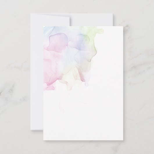 Transparent Soie Élégant Enregistrer La Carte Date (Dos)