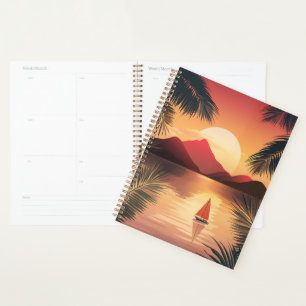 ⛵ Transparent Sunset Sail Planner 🌅 📘