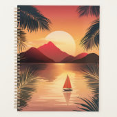 ⛵ Transparent Sunset Sail Planner 🌅 📘 (Devant)